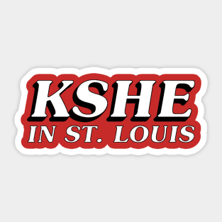 KSHE in St. Louis - WKRP Style Sticker